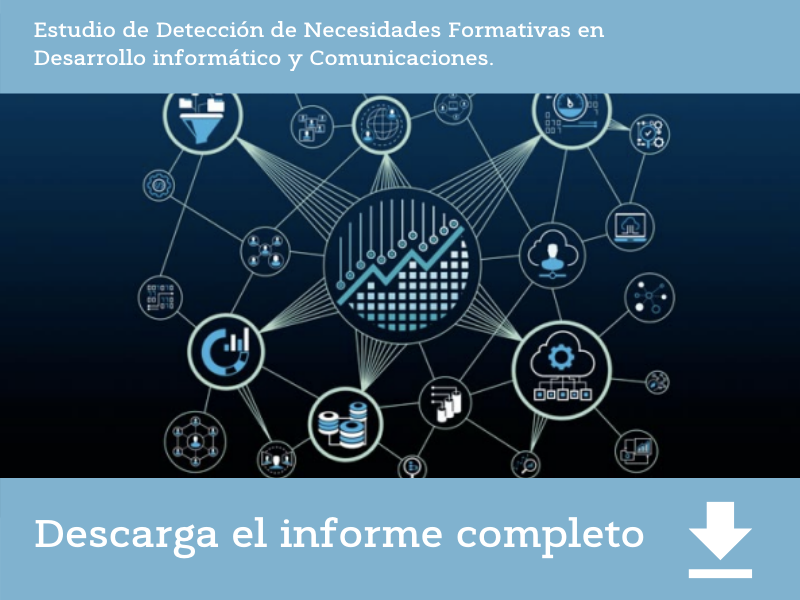 Descarga estudio completo de Detección de Necesidades Formativas en Desarrollo Informático y Comunicaciones.
